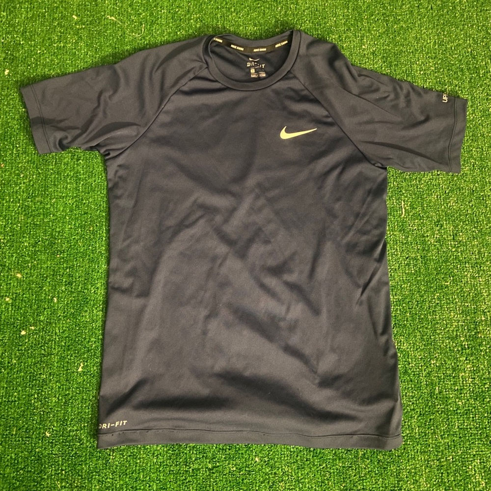 Navy Blue Nike Dri-fit Swim Shirt Size S